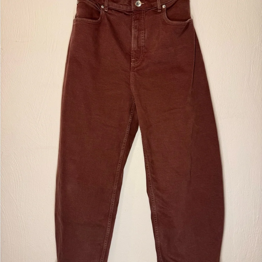 Everlane Women’s Burgundy Barrel Utility Pant - Picture 3 of 6